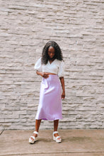 Load image into Gallery viewer, Good Grace Satin Midi Skirt