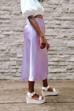 Load image into Gallery viewer, Good Grace Satin Midi Skirt