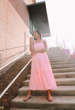Load image into Gallery viewer, Pretty In Pink Gingham Maxi Dress
