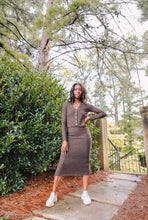 Load image into Gallery viewer, Malibu Knit Dress Cardigan Set