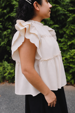 Load image into Gallery viewer, Soft Petal Scalloped Top
