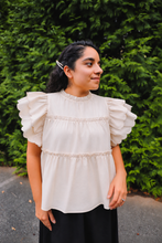 Load image into Gallery viewer, Soft Petal Scalloped Top
