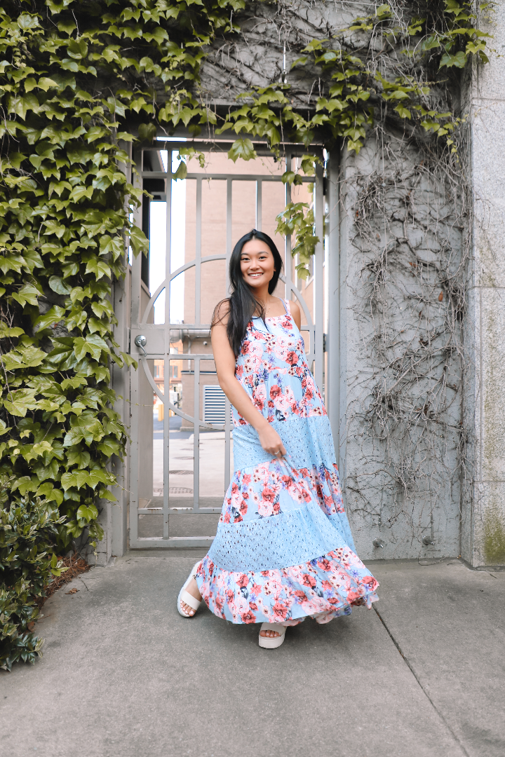 Fall In Love Floral Maxi Dress
