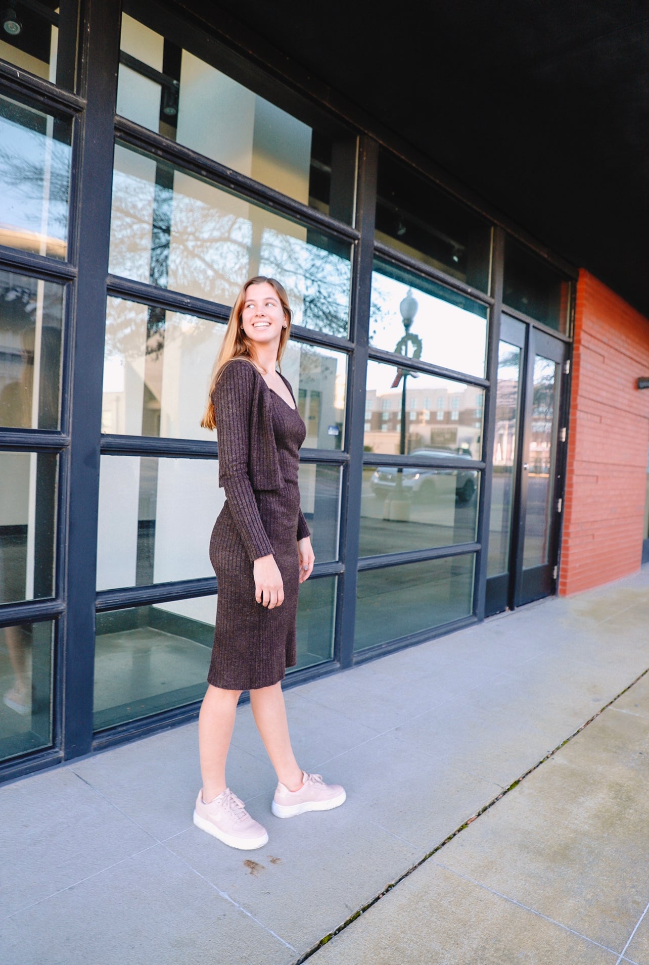Malibu Knit Dress Cardigan Set – Strenity